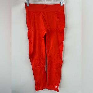 Tory Sport Orange Seamless Leggings M